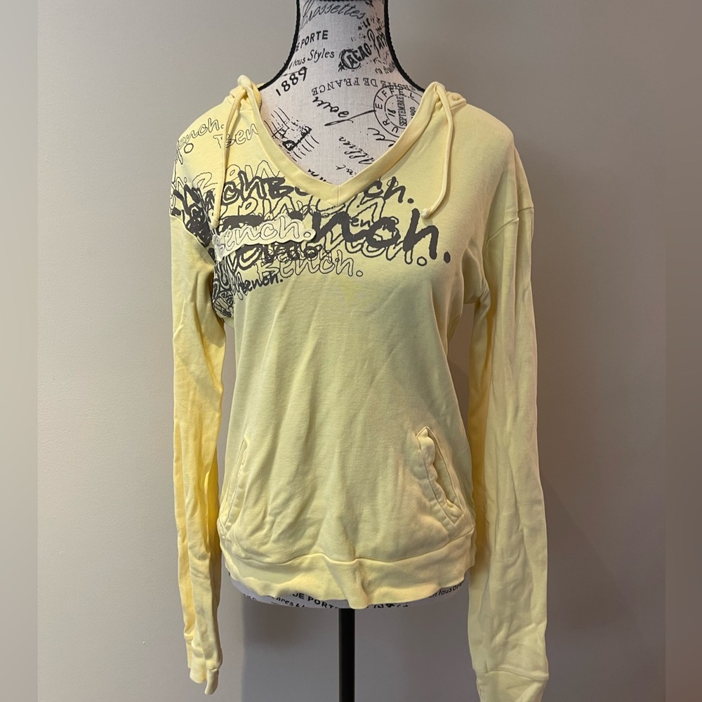 Bench Yellow Double Pocket Hoodie